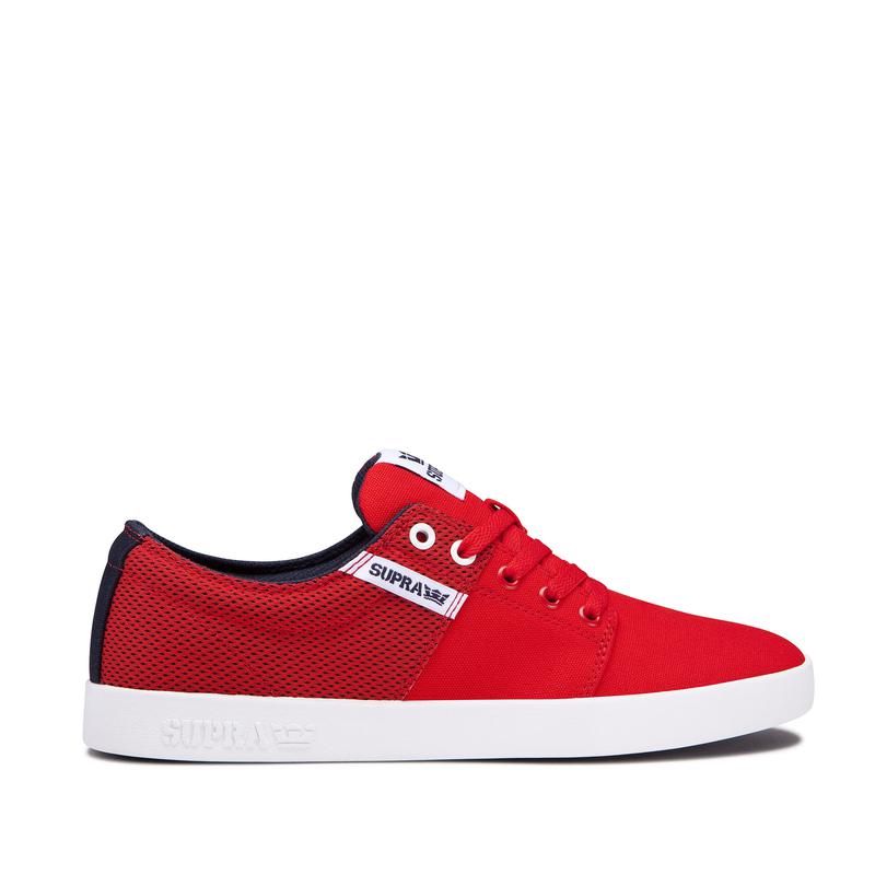 Supra STACKS II Sneaker Low Damen Rot Lagerverkauf VIUQJ1507